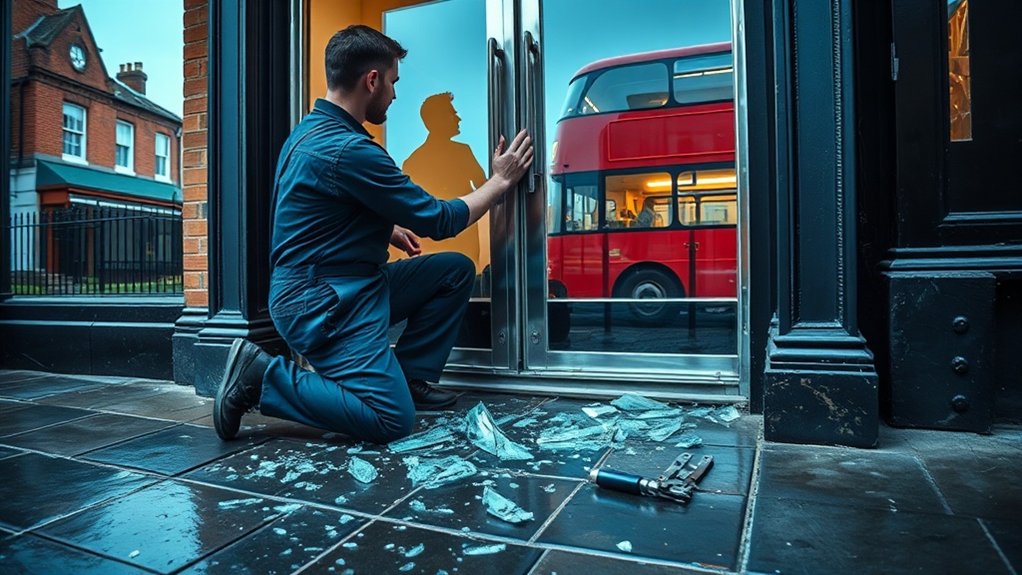 Glass Door Repair Purley