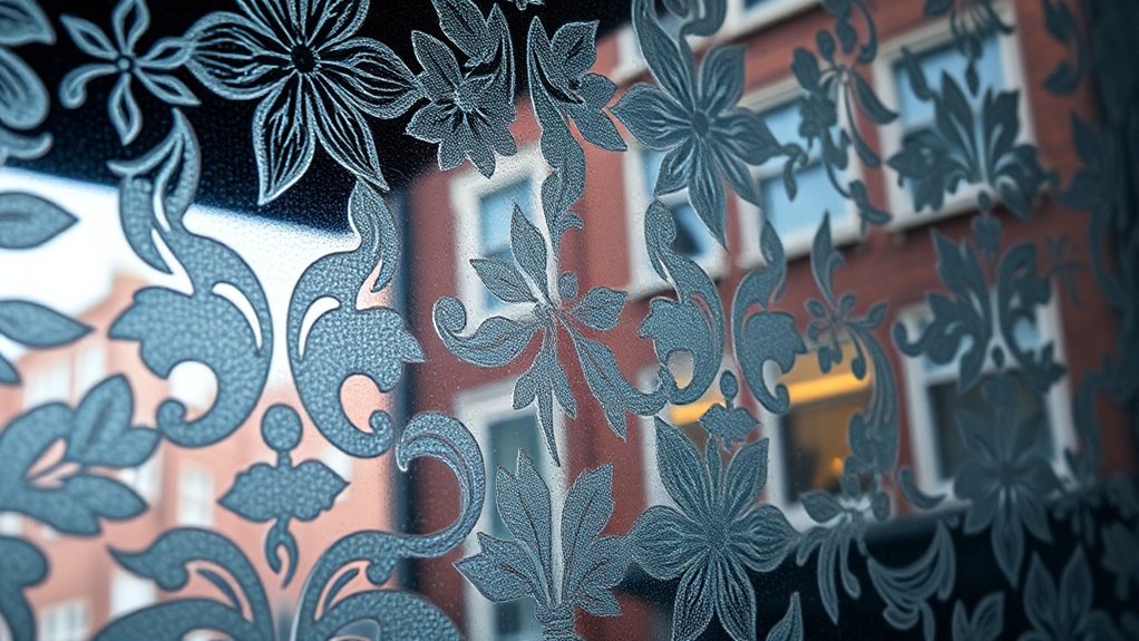 Patterned Decorative Glass Purley