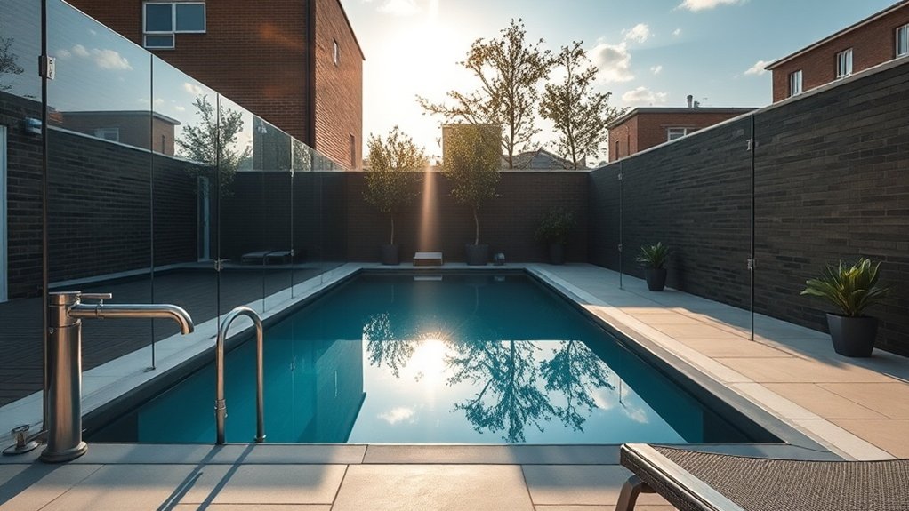Pool Glass Fencing Purley